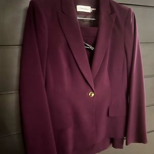 Calvin Klein Suit _ PLUM sz 12